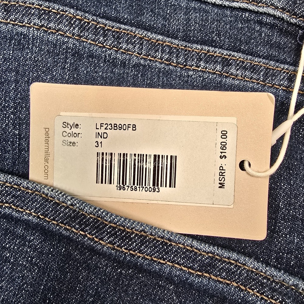 Peter Millar Jeans Womens 31W 26L Williams Straight Leg Crop NEW $160 - Picture 3 of 9